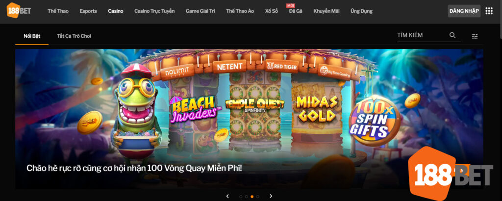 Casino 188bet có đa dạng các sảnh chơi