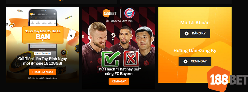 Giới thiệu 188Bet - kế hoạch phát triển lâu dài