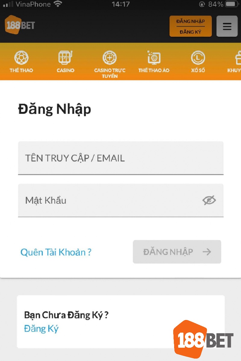 Đăng nhập tài khoản thành viên