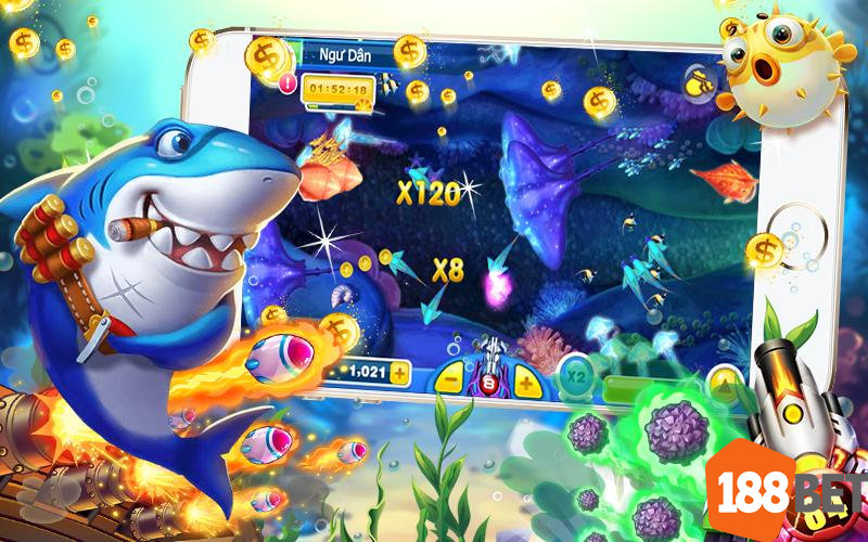 Mẹo chơi Vua bắn cá 188Bet thắng lớn anh em người chơi không thể bỏ qua